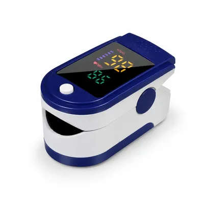 Produktbild von Pulsoximeter Finger – Sauerstoffsättigung Messgerät mit Pulsmesser, Farbdisplay, Ein-Knopf-Bedienung und automatischer Abschaltung