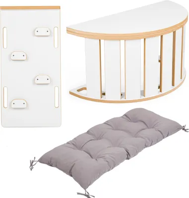 Produktbild von OBUBU Kletterbogen ab 1 Jahr Klettergerüst Indoor 4in1 Kinder Spielzeug, Weiß