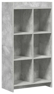 Immagine prodotto di vidaXL Libreria in grigio cemento 59 x 30 x 111 cm in materiale derivato dal legno