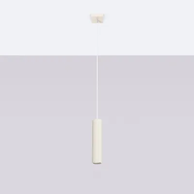 Zdjęcie produktu dla Lampa wisząca KARBON beżowa 1xGU10x10W aluminium wym:118x8x8cm IP20 Sollux Lighting