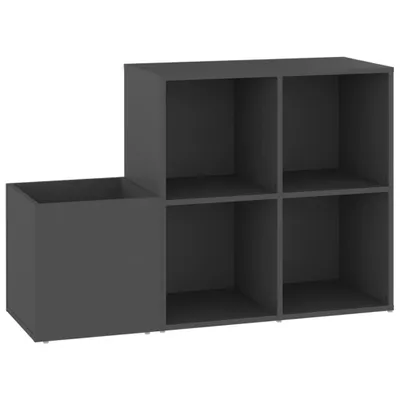 Produktbild von vidaXL Flur-Schuhschrank Grau 105x35,5x70 cm Holzwerkstoff