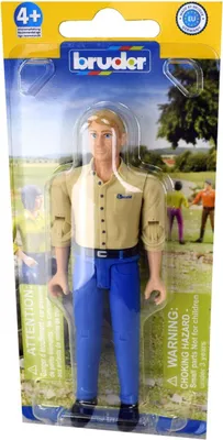 Productafbeelding van Bruder 60006 bworld - Man, blond met een blauwe broek