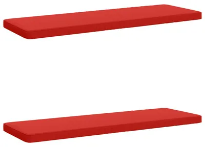 Imagen del producto de Cojines para banco de 2 piezas VUGHT 2 uds. 100% Poliéster Rojo