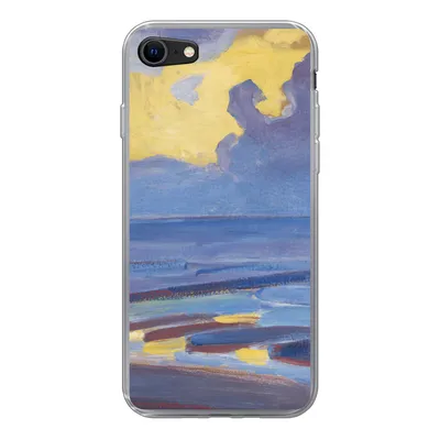 Produktbild von MuchoWow® Handyhülle Schutzhülle Hülle für iPhone 8 Am Meer - Piet Mondrian Silikon Softcase Handy Hülle - Schutzhaube