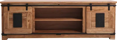 Produktbild von Lowboard ABCDE 180 cm Industrial Design aus Akazienholz & Metall