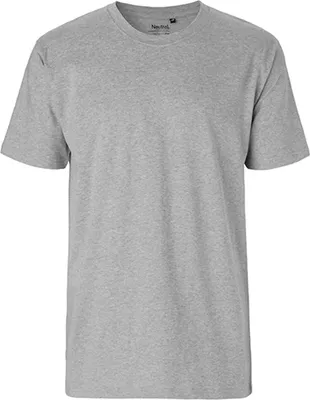 Immagine prodotto di Neutral O60001 | Maglietta classica da uomo / 100% cotone equosolidale - Colore: Grigio Sportivo - Taglia: M