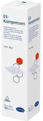 Produktbild von ES-KOMPRESSEN unsteril 5x5 cm 16fach
