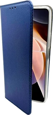 Produktbild von Buch Tasche "Smart" kompatibel mit XIAOMI REDMI NOTE 11 PRO 5G Handy Hülle Etui Brieftasche Schutzhülle mit Standfunktion, Kartenfach Blau