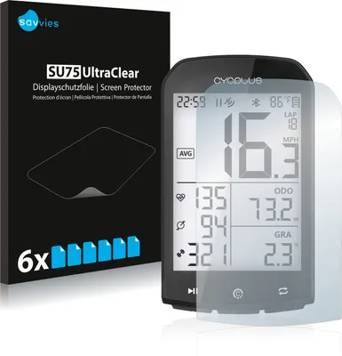Produktbild von 6x Für Cycplus M1 2.9" Schutzfolie Savvies Displayschutz Display Schutz Folie Klar Transparent
