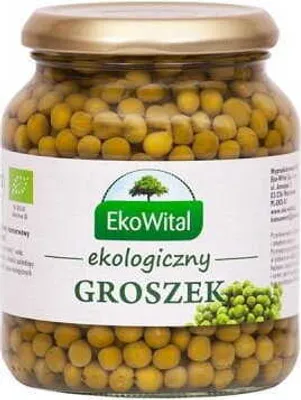 Produktbild von EKO WITAL Grüne Erbsen in Salzlake (350 g) -
