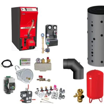 Produktbild von ATMOS Pelletkessel | PX20 | 20 kW | Komplettset 3