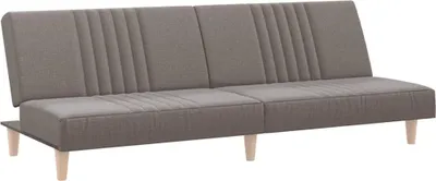 Produktbild von vidaXL Schlafsofa Taupe Stoff