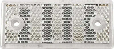Immagine prodotto di Riflettore bianco 76X34 mm con fori di fissaggio