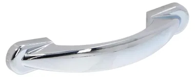 Immagine prodotto di Maniglia per mobili in zamak, distanza tra i fori di 64 mm, finitura cromata lucida