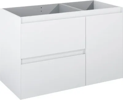 Obrázok produktu pre Kúpeľňová skrinka pod umývadlo Jungborn DECEM biela 1000 x 635 x 458 mm 168148