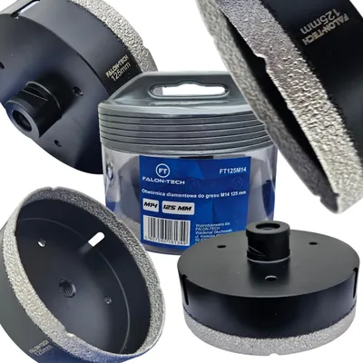 Produktbild von Falon-Tech Diamant-Kernbohrer 125mm M14 für Feinsteinzeug