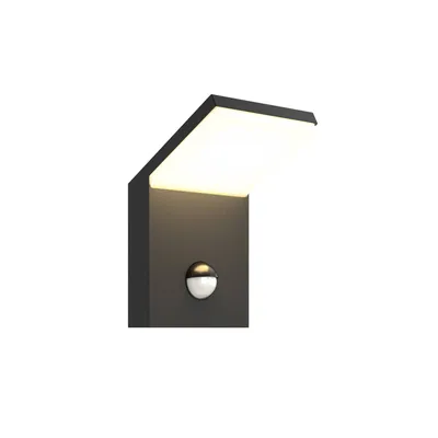 Produktbild von LED-Außenwandleuchte Nevio, Metall, anthrazit, Sensor