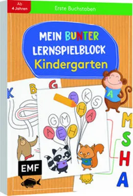 Image de Mein bunter Lernspielblock - Kindergarten: Erste Buchstaben