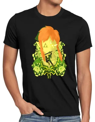 Produktbild von Herren T-Shirt Link aus 100% Baumwolle Vintage Optik mit originellem Druck