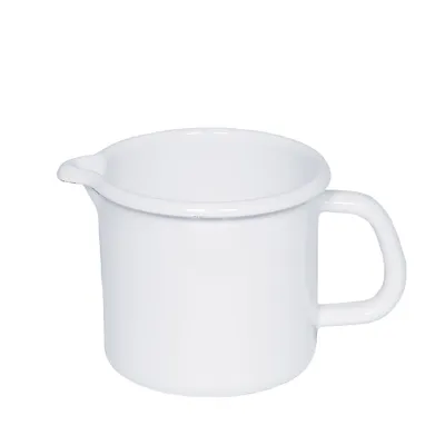 Produktbild von Riess Schnabel- Milchtopf Ø16cm 2 Liter Emaille Classic Weiss