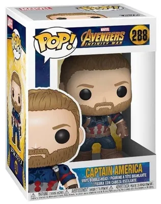 Produktbild von Marvel Avengers Infinity War - Captain America 288 - Funko Pop! - Vinyl Figur