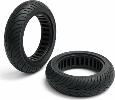Produktbild von 2x 8,5" Vollgummireifen für Xiaomi M365 Pro 2 1S Scooter Pannensicher Elastisch