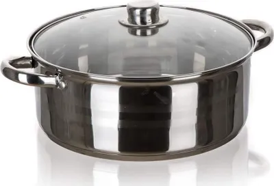 Produktbild von Banquet Living 48721973 Kochtopf inkl. Deckel, Edelstahl, 28 cm Durchmesser, Induktionsherd-geeignet