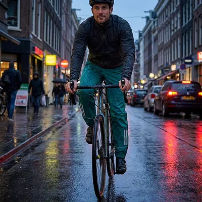 Immagine prodotto di Pantaloni da pioggia Basil Basil Skane Uomo, verde acqua taglia Xl