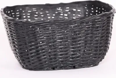 Produktbild von witterungsbeständig Fahrradkorb Lenker einhängung incl. Halter schwarz
