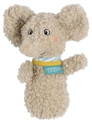 Produktbild von Fehn Mini-Rassel 12 cm - Elefant