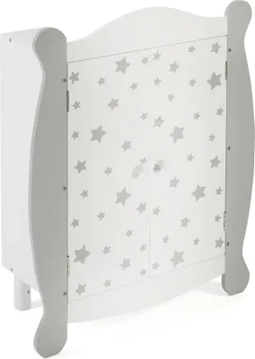 Produktbild von Bayer Chic 2000 Puppen-Kleiderschrank Stars grey