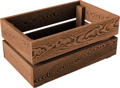 Produktbild von Lermowood Holzkisten Box0421 25 x 40 x 19cm Eiche | Dekokisten aus Holz Massive Holzkiste Regalkiste Weinkiste