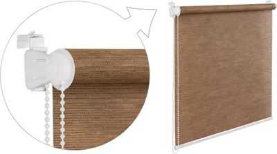 Obrázok produktu pre Okenná roleta bambusová optika hnedá 110x150 cm súkromie roleta upínacia roleta bez vŕtania!