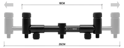 Obrázek produktu pro DELPHIN FlexiMAG BUZZ, výsuvná tyč pro signalizátory, 25 cm, černá, 101005071