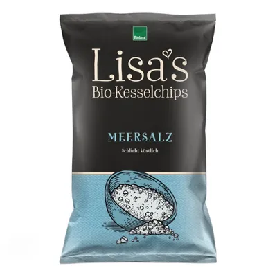 Produktbild von Kesselchips - Meersalz 125g