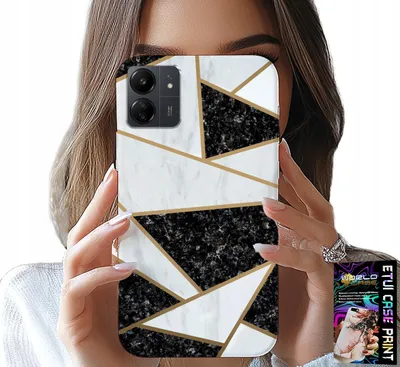 Zdjęcie produktu dla Etui Do Xiaomi Poco C65 - Eleganckie Modne Wzory Case + Folia