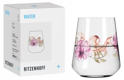 Produktbild von Ritzenhoff Sommersonett Universalglas 510 ml Wasserglas Blüten Pink