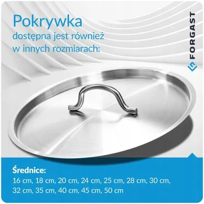 Produktbild von Forgast Stahldeckel für Töpfe 20 cm Durchmesser