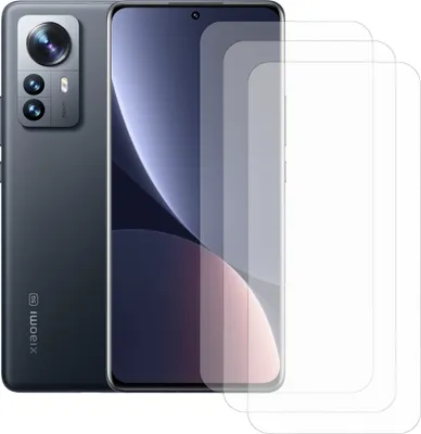 Produktbild von Drei Stück (3x) Display-Schutzfolie Displayschutz-Glas 9H Glas für Xiaomi 12 Pro 5G