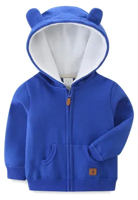 Produktbild von Warmer Baby-Kapuzenpullover mit Reißverschluss