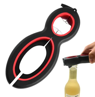 6-in-1 Flaschenöffner für Senioren, Dosenöffner, Schraubverschluss