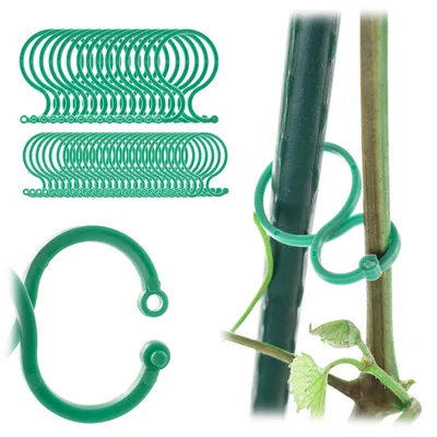 Obrázok produktu pre Sponky na paradajky – sponky na rastliny – na upevnenie stoniek – 3 cm / 4 cm – 40 kusov