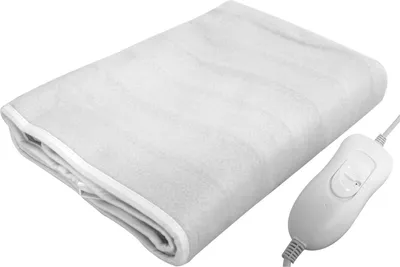 Produktbild von Elektrische Heizdecke 60 Watt 150 x 80 cm mit 3 Wärme- Stufen Wärmedecke Decke Bettdecke Sofadecke Kuscheldecke