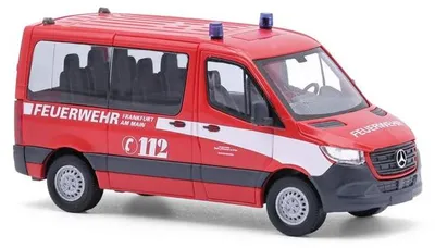 Zdjęcie produktu dla Busch 53467 – H0 – MB Sprinter krótki, wersja Frankf.a. – nowy