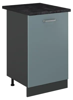 Obrázok produktu pre Kuchynská spodná skrinka Vicco R-Line Modrošedá/antracitová 50 cm antrasiitti työtaso, Model 70260