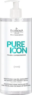 Image de Farmona Pure Icon - Gel micellaire 500ml - Nettoie efficacement le visage et les yeux