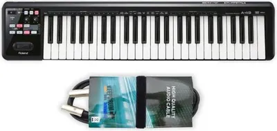 Immagine prodotto di Tastiera MIDI Roland A49 nera con cavo MIDI