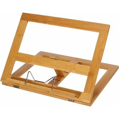 Produktbild von WEDO Buchständer, aus Bambus mit Metall-Scharnieren, Schräglage 4-fach verstellbar (211 3107)
