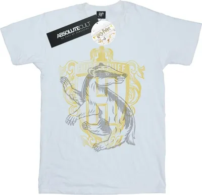 Produktbild von Harry Potter - "Hufflepuff" T-Shirt für Damen BI27373 (5XL) (Weiß)