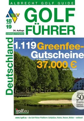 Immagine prodotto di Albrecht Golf Führer Deutschland 18/19 inklusive Gutscheinbuch